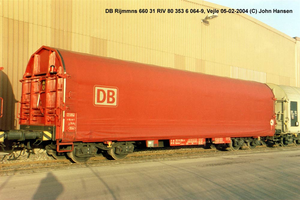 DB Rijmmns <sup>660</sup> 31 RIV 80 353 6 064-9, Vejle 5. februar 2004