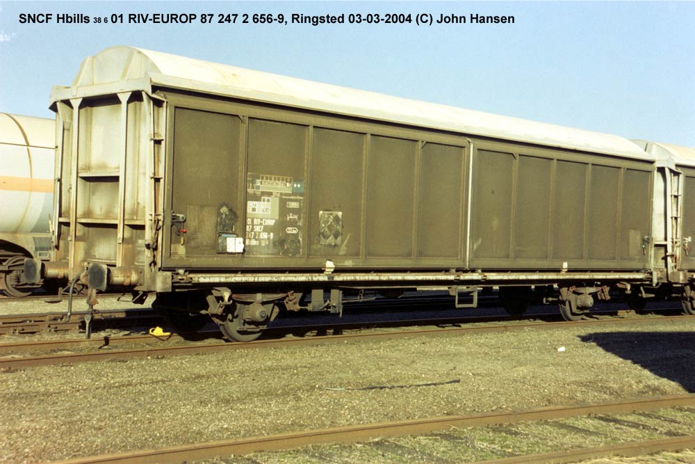 SNCF Hbills <u>38</u> 2 01 RIV-EUROP 87 247 2 656-9, Ringsted 3. marts 2004